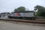 NJT 4111, 4102 leading a shop move out of the yard.